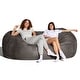 preview thumbnail 22 of 49, Jaxx 7ft Oversized Bean Bag Couch – Extra Large 3-Seat Floor Sofa with Washable Cover Play Rooms, Living Rooms & Basements