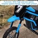 preview thumbnail 6 of 5, Ride On Motorcycle 3-Speed for Kids Ages 8-12 Blue-7