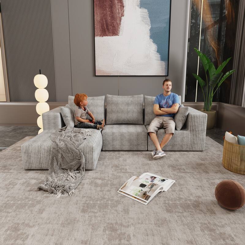 Corner Combination Sectional Sofa with Multiple Combinations Available