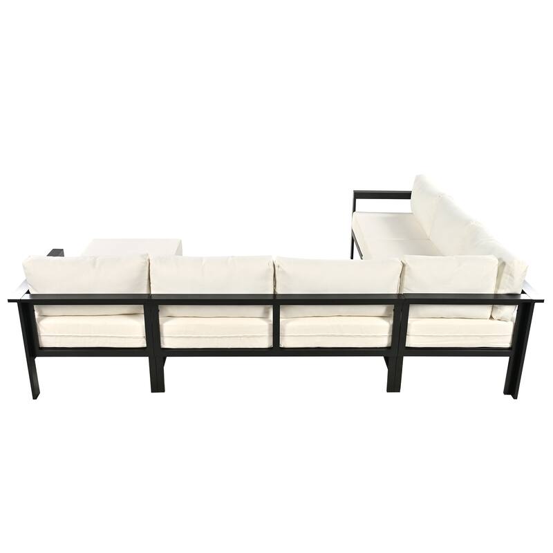 U-shaped Sofa Set Conversation Sets with Chaise Lounge