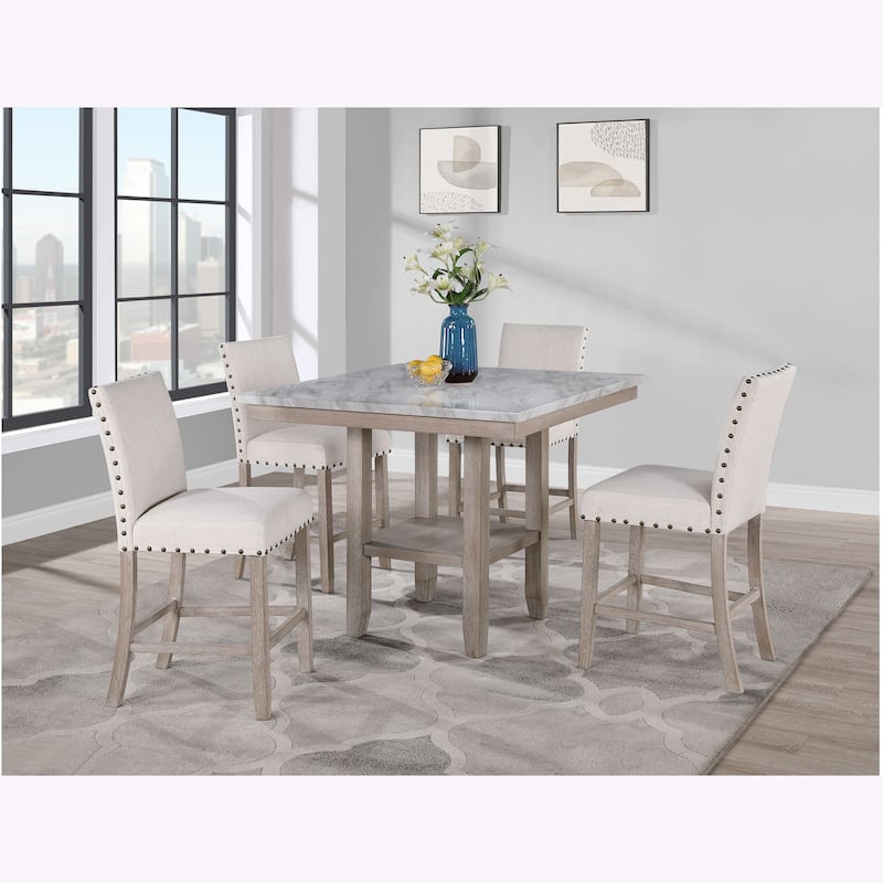 Marian White Bar Stool