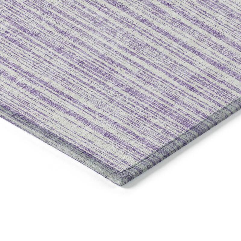 HomeRoots Striped Transitional Rectangle Outdoor Rug