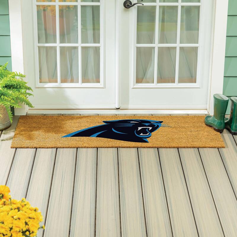 Carolina Panthers Full Color Indoor/Outdoor Coir Mat