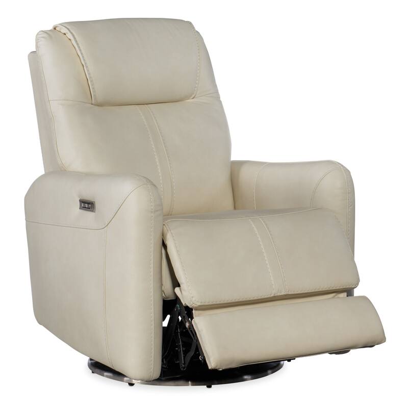 Hooker Furniture RC601-PHSZ Steffen 31" Wide Leather Swivel Power