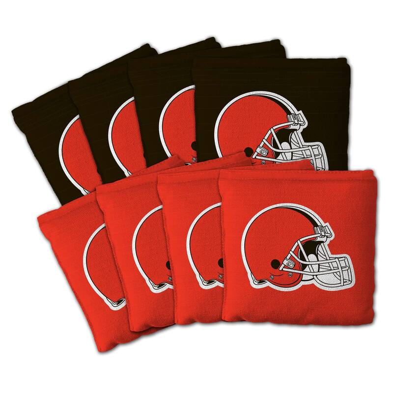 Cleveland Browns NFL Dual Sided Pro Stop & Slide Cornhole Bags