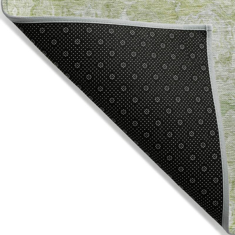 Machine Washable Indoor/ Outdoor Chantille Abstract Modern Rug