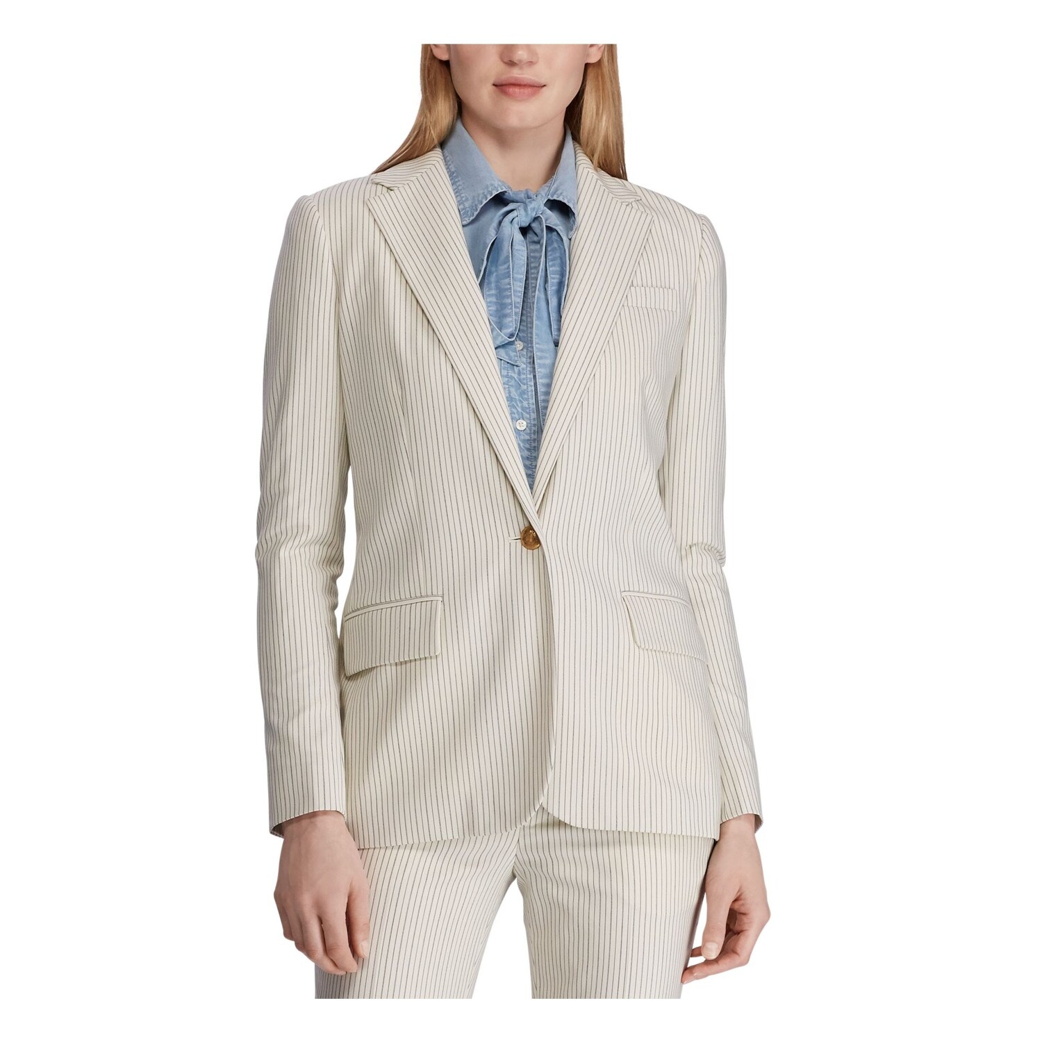 ralph lauren pinstripe dress