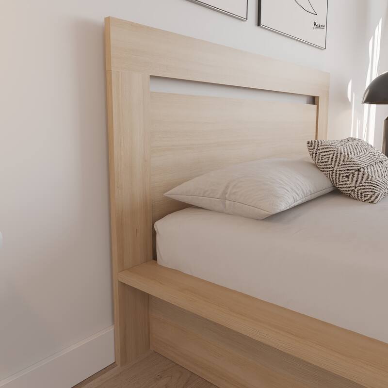 Malibu Panel Headboard - Natural Blonde Oak - Full