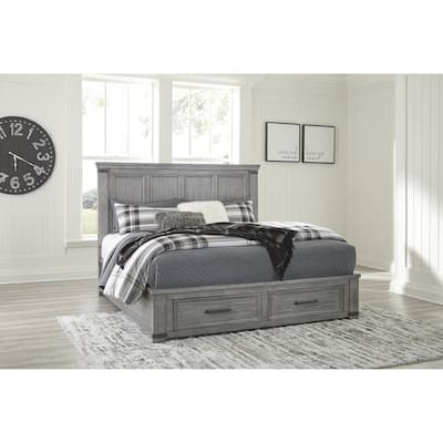 Signature Design by Ashley Russelyn Gray Storage Bed