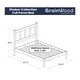 preview thumbnail 6 of 61, Grain Wood Furniture Shaker Solid Wood Panel Platform Bed