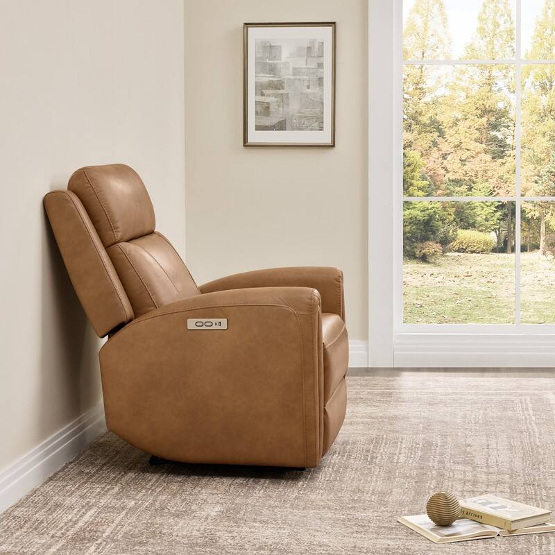 Spruce & Spring Power Recliner Chair Wall Hugger with USB & Type-C Charge