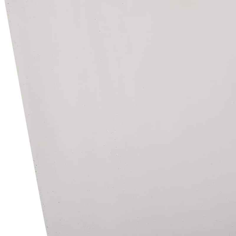 13" Outdoor Modern Mgo Small Cast Stone Planter, White