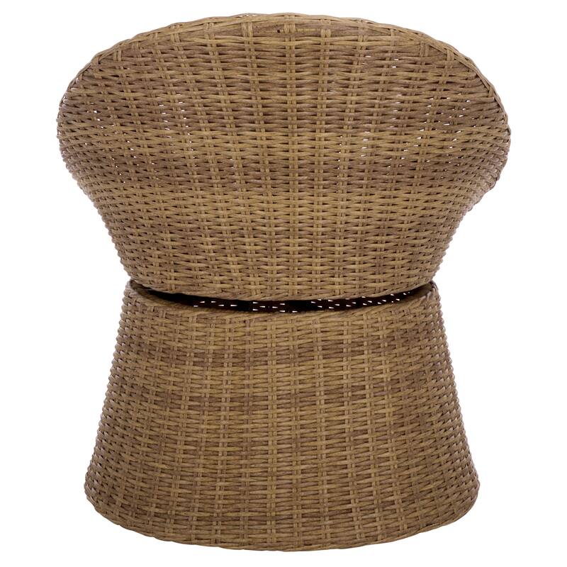 SAFAVIEH Outdoor Living Drew Swivel Chair - 28"W x 30"D x 32"H