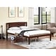 preview thumbnail 19 of 63, Platform Bed Simple Wood Bed Frame with Headboard Slat Support No Box Spring Needed Bedroom Kids Bed Platform Bed Frame Walnut - B-Type - Full