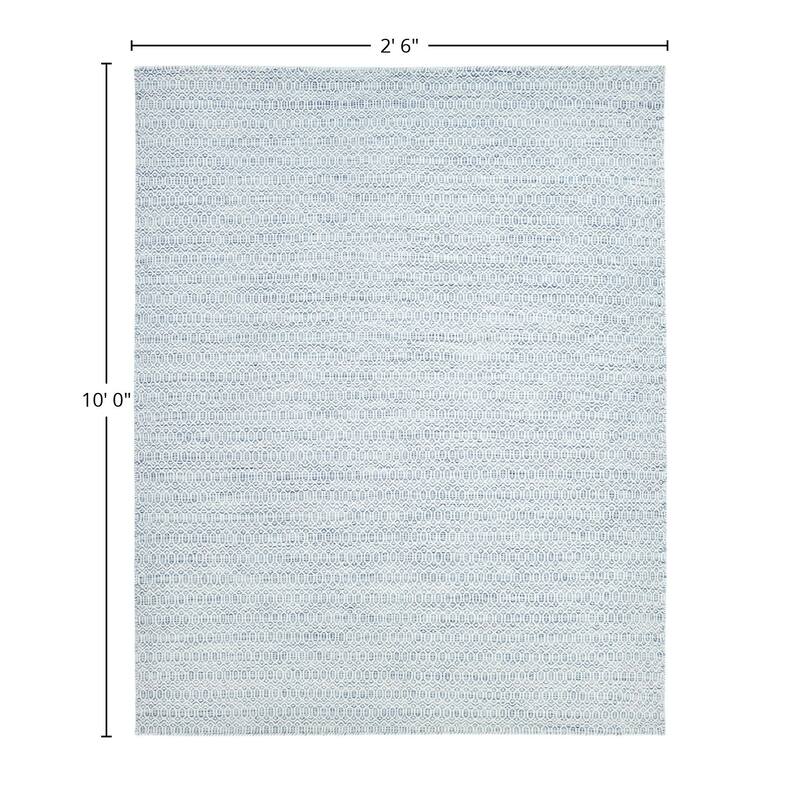 Overton Handmade Modern Contemporary Geometric Area Rug