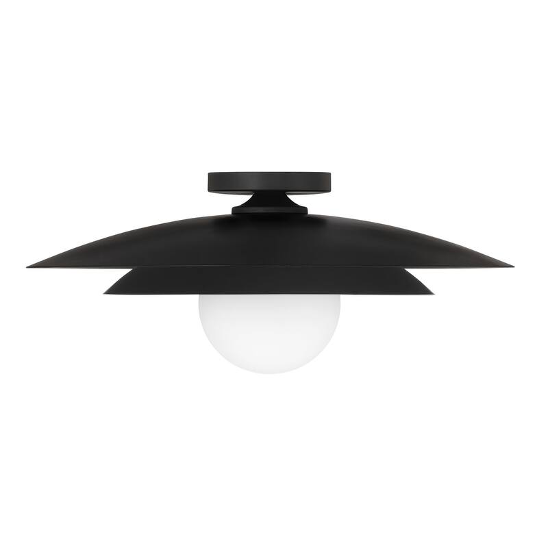 Savoy House 6-5564-1 Sherrer 20" Wide LED Semi-Flush Globe Ceiling