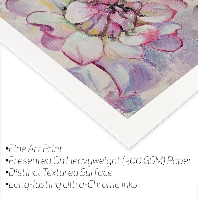 Gentle Flower Fine Art Paper Print by Olga Volna - Multi - 32x24