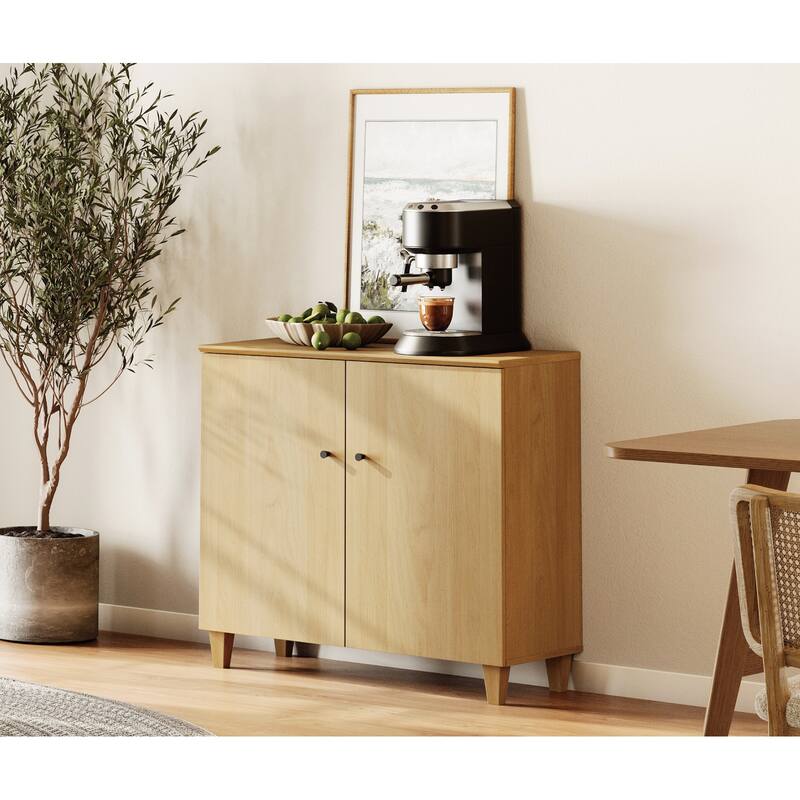 Sideboards Buffet Cabinets with Doors for Dining Room, 32.4"H