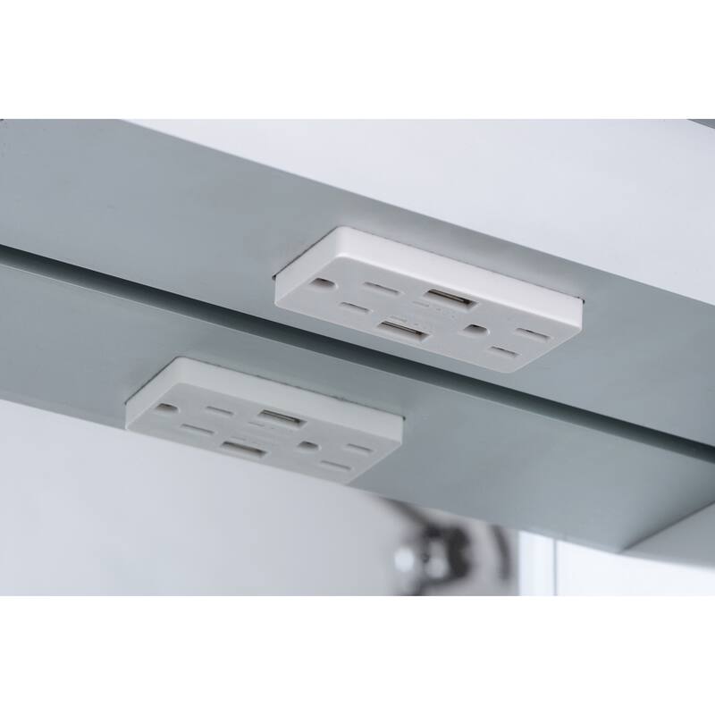 36" x 30" Double Door LED Light Medicine Cabinet