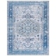 preview thumbnail 11 of 34, SAFAVIEH Arizona Willianne Machine Washable Slip Resistant Vintage Oriental Rug 8' x 10' - Beige/Blue - Rectangle