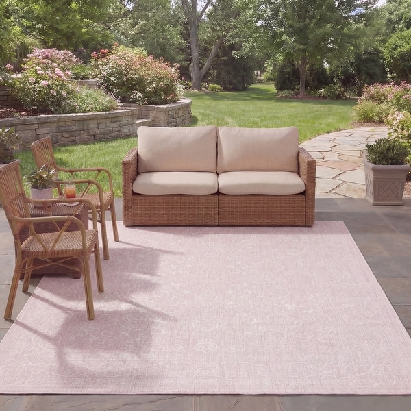 SAFAVIEH Courtyard Indoor/Outdoor Rug, Nautical, Waterproof - On