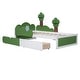 preview thumbnail 3 of 48, Twin Size Bed with Cute decoration,Platform Bed with 2 Drawers