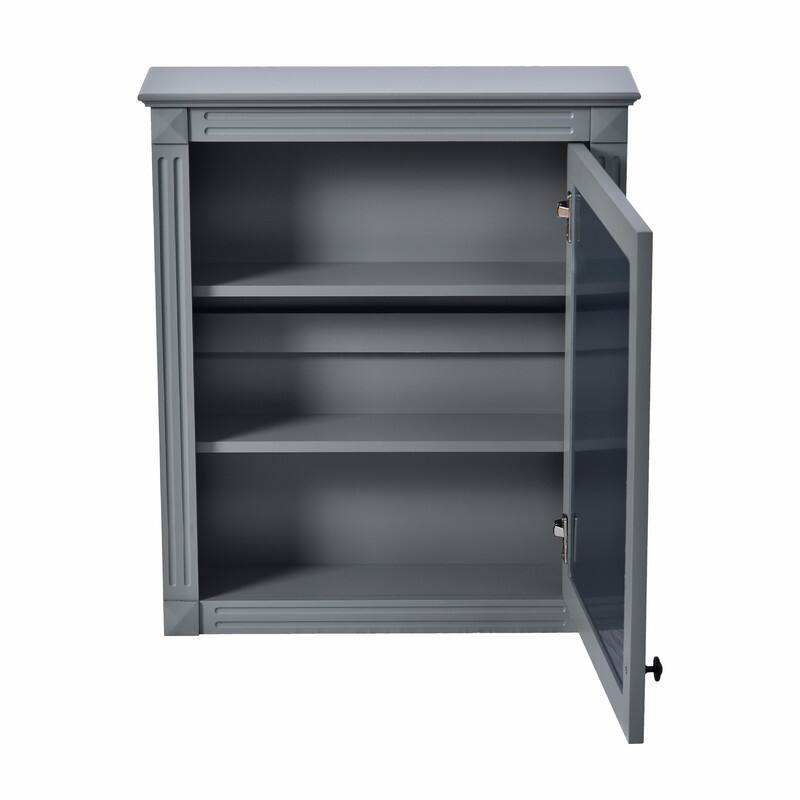 24" x 27" Wall-Mounted Medicine Cabinet with Mirror and Over-the-Toilet Space Saver Storage