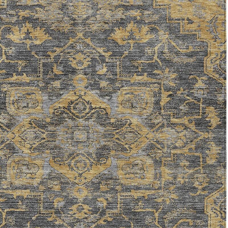HomeRoots Oriental Traditional Rectangle Outdoor Rug