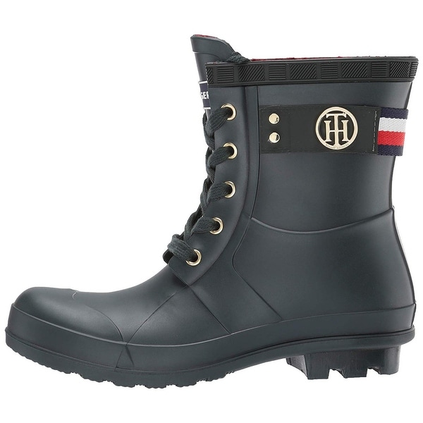 tommy hilfiger rain booties