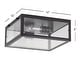 preview thumbnail 53 of 73, Alma 12" Metal/Glass LED Flush Mount, by JONATHAN Y