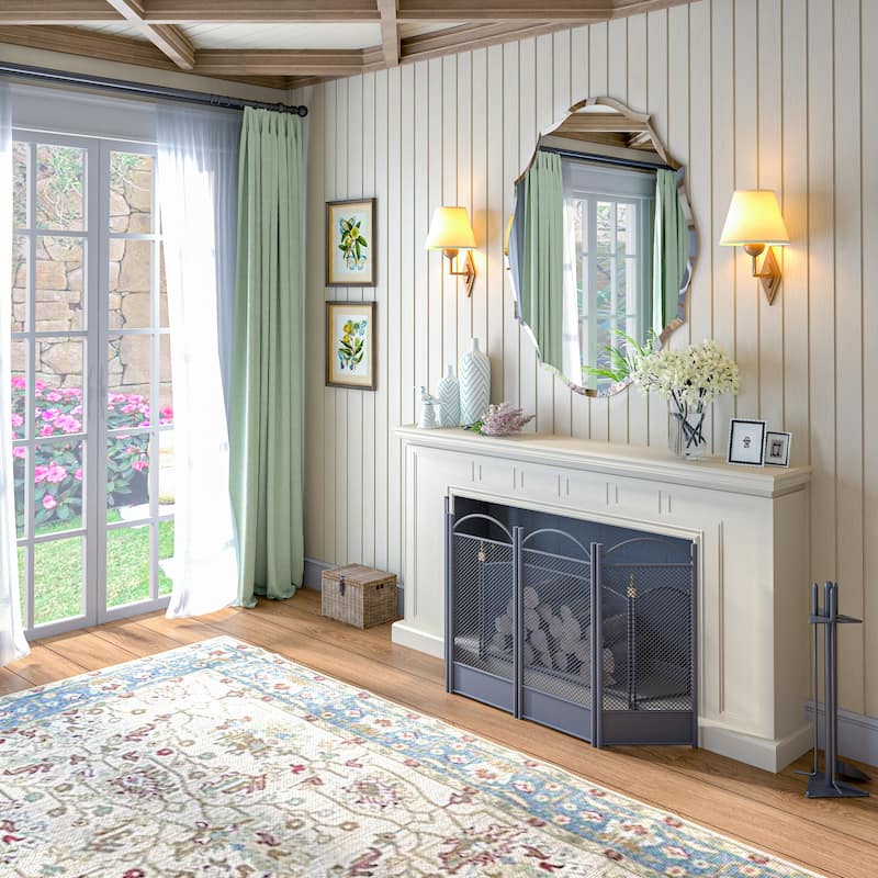 Beveled Accent Frameless Wall Mirror Frameless Scalloped Oval Mirror