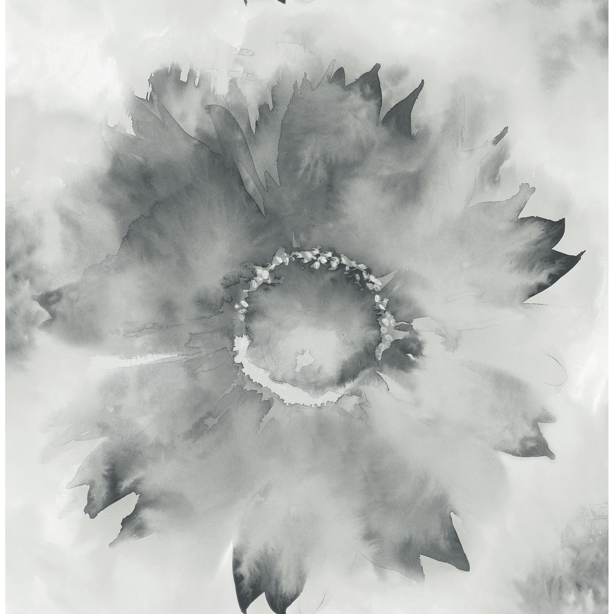 Seabrook Designs Watercolor Sunflower Unpasted Wallpaper