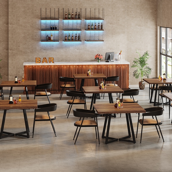 Square Dining Table for 4 31.5 Industrial Dinner Table for Small Space On Sale Bed Bath Beyond 41058865