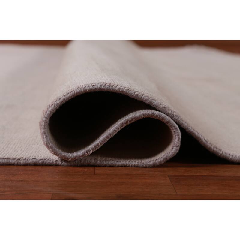 Hand Knotted Oriental 100% Wool Carpet Modern Modern Peach Gabbeh Area Rug - 10' 2'' X 10' 3''