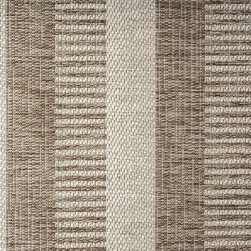 Nicole Miller New York Patio Country Charlotte Modern Stripe Indoor/Outdoor Area Rug
