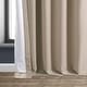 preview thumbnail 31 of 89, Exclusive Fabrics Faux Linen 100% Blackout Curtains Heat and Light Blocking - (1 Panel)