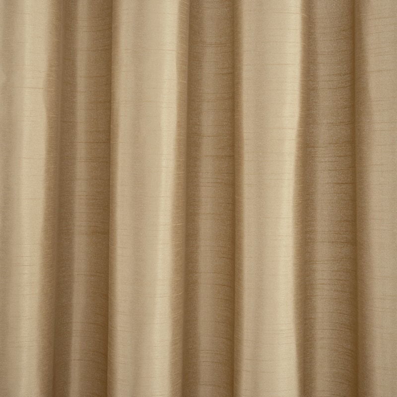 Lush Decor Luxury Regency Faux Silk Two Tone Tassel Window Curtain Panels Set
