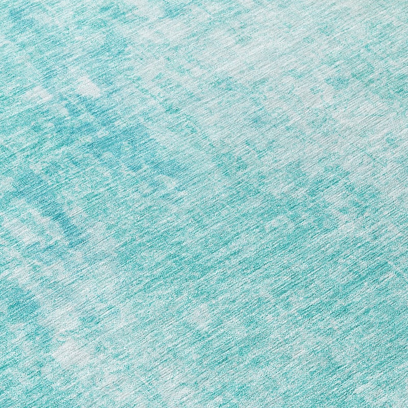 Machine Washable Indoor/ Outdoor Chantille Abstract Solid Rug