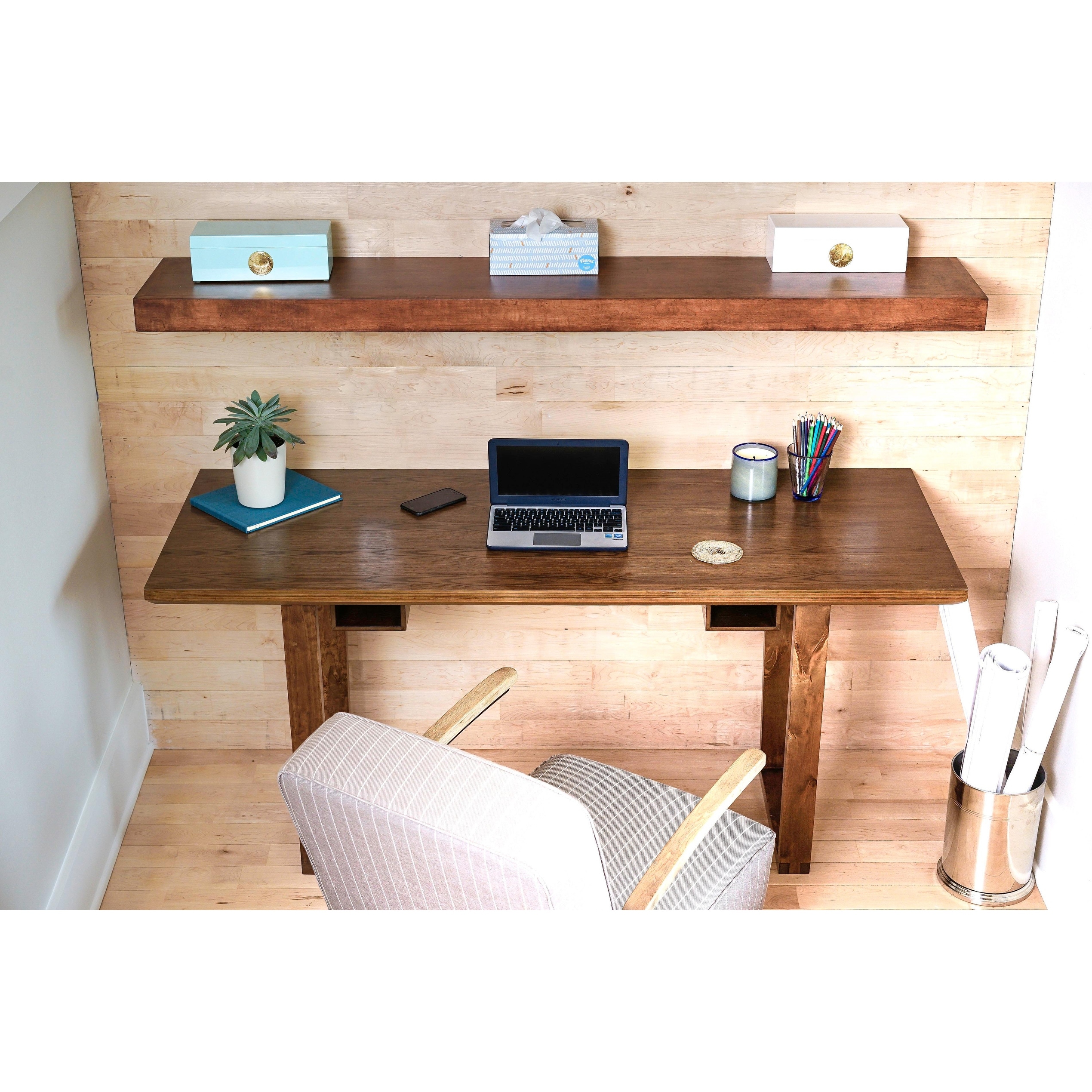 Posh Pollen Aiden Oak Writing Desk On Sale Bed Bath Beyond