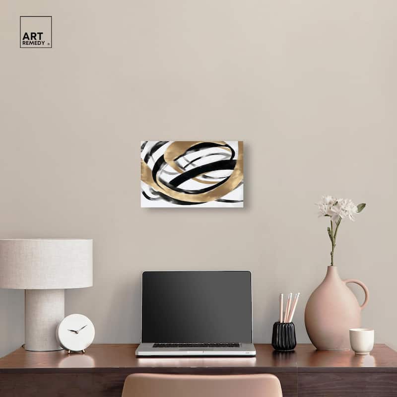 Loops of Luxury I Canvas by Art Remedy, Gallery Wrapped