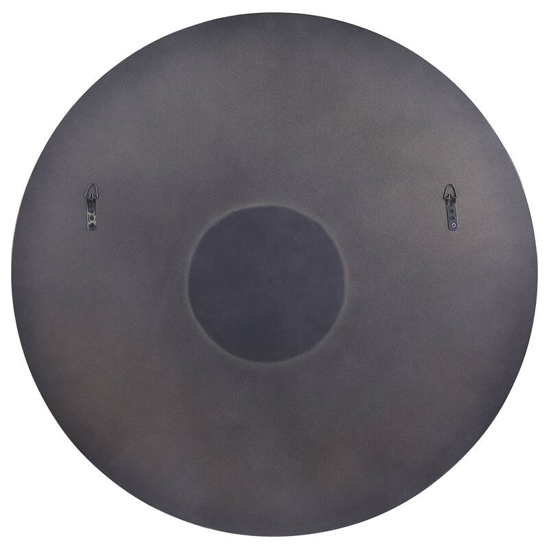 Dorinda 36 X 36 Inch Round Kintsugi Style Wall Mirror Gold