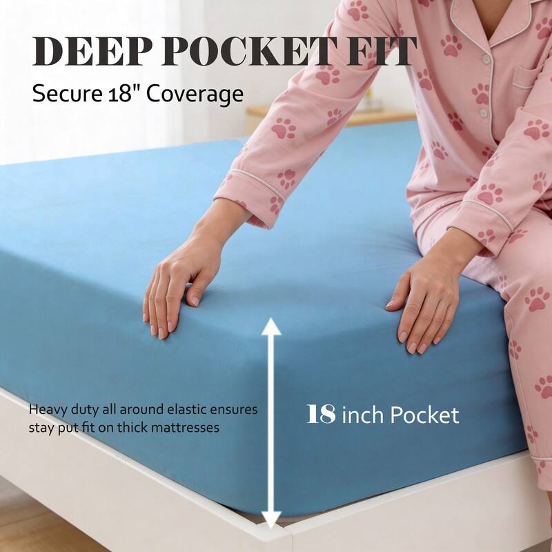 Superior Egyptian Cotton 650 TC Embroidered Deep Pocket Sheet Set