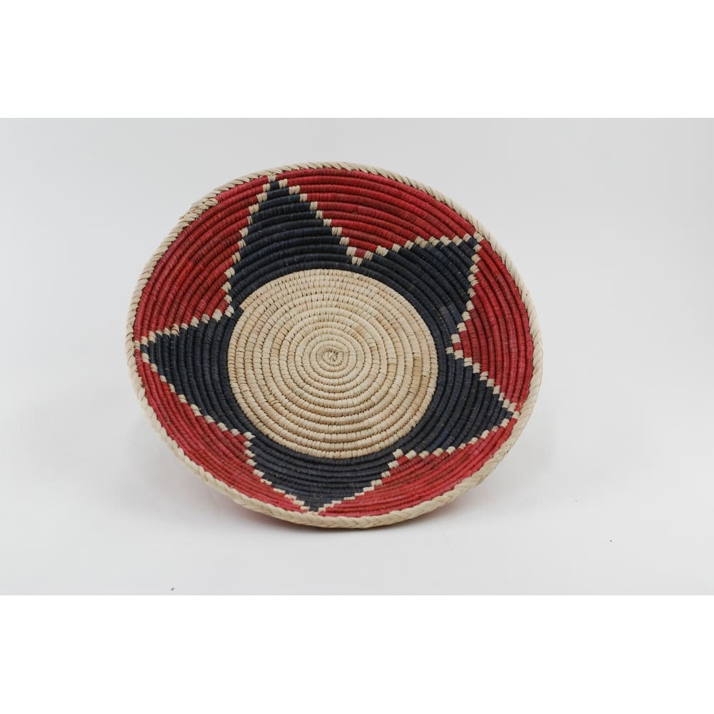 Hand Woven Palm Wall Decor Basket