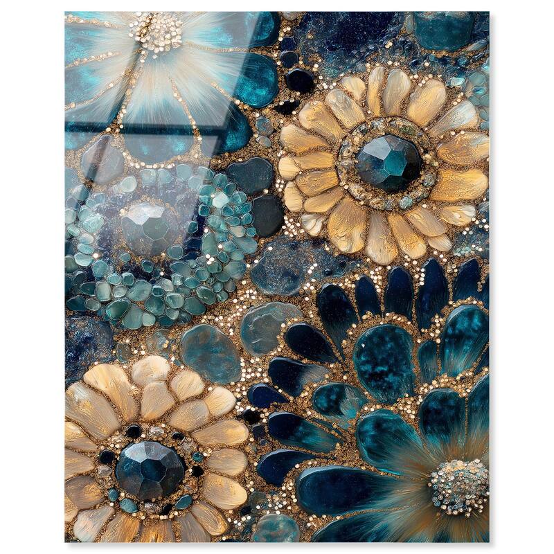 Opulent Geode III Acrylic by Art Remedy, Ready to Hang - 36" x 45"