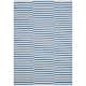 SAFAVIEH Handmade Flatweave Montauk Salinda Casual Cotton Rug - 6' x 6' Square - Ivory/Blue