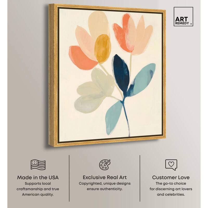 Meadow Motif Canvas by Art Remedy