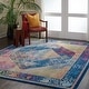 preview thumbnail 5 of 72, Nourison Global Vintage Medallion Boho Moroccan Area Rug 8'10" x 11'10" - Blue/Multi - Runner/Rectangle