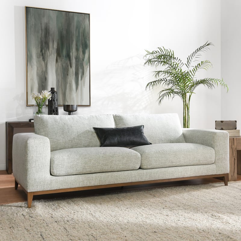 Classic Home Donovan 94" Sofa In Gray - Grey