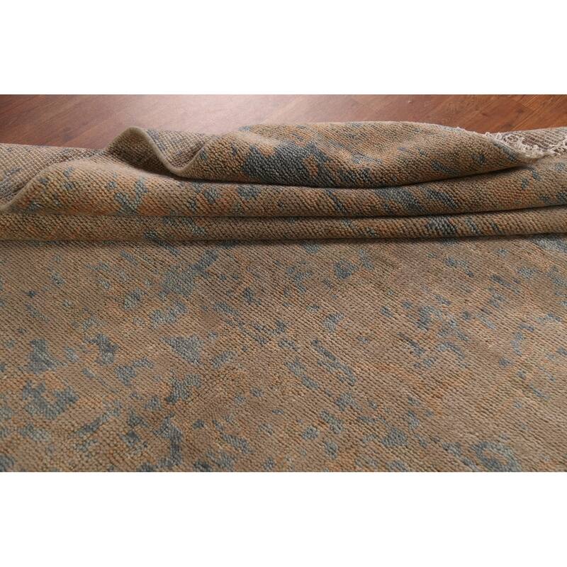 Heriz Serapi Indian Area Rug Handmade Wool Carpet - 7'9"x 10'0"