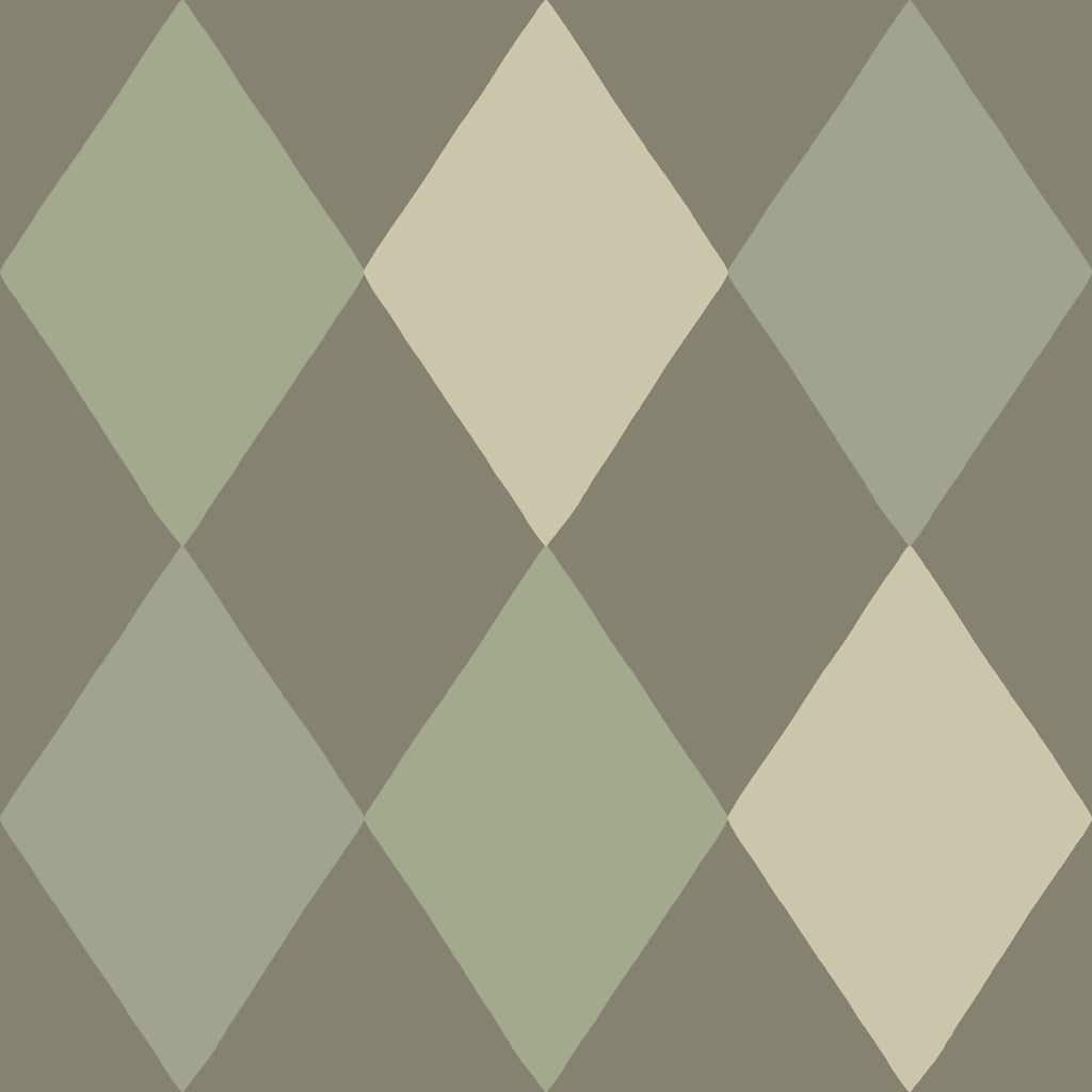 A-Street Prints Kalas Olive Diamond Wallpaper
